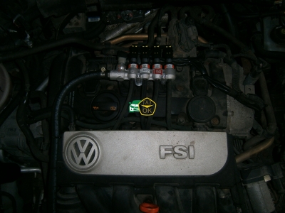 Установка ГБО на авто Volkswagen Passat 2.0 FSI  газ на машину Gaz Ok Газ ОК Киев